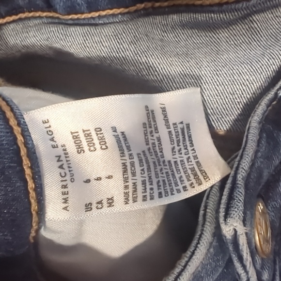 American Eagle Outfitters Women's Dark Blue Skinny Jeans - Picture 4 of 4